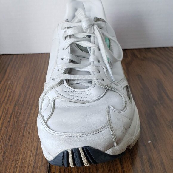 Adidas Originals Falcon Womens Size 6.5 Athletic Shoes White Orange - Picture 9 of 11